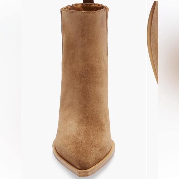 NWT Marc Fisher Oshay Pointed Toe Bootie Brown sz. 8 - Picture 4 of 12